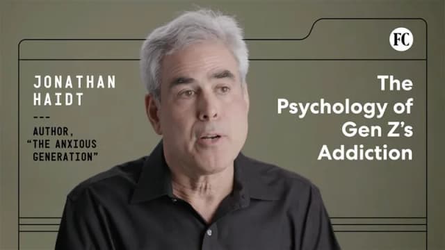 Gen Z's social media obsession: A psychological analysis with Jonathan Haidt